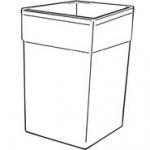 View: 256K Rigid Liner for Glutton Container Pack of 4 Color: Gray